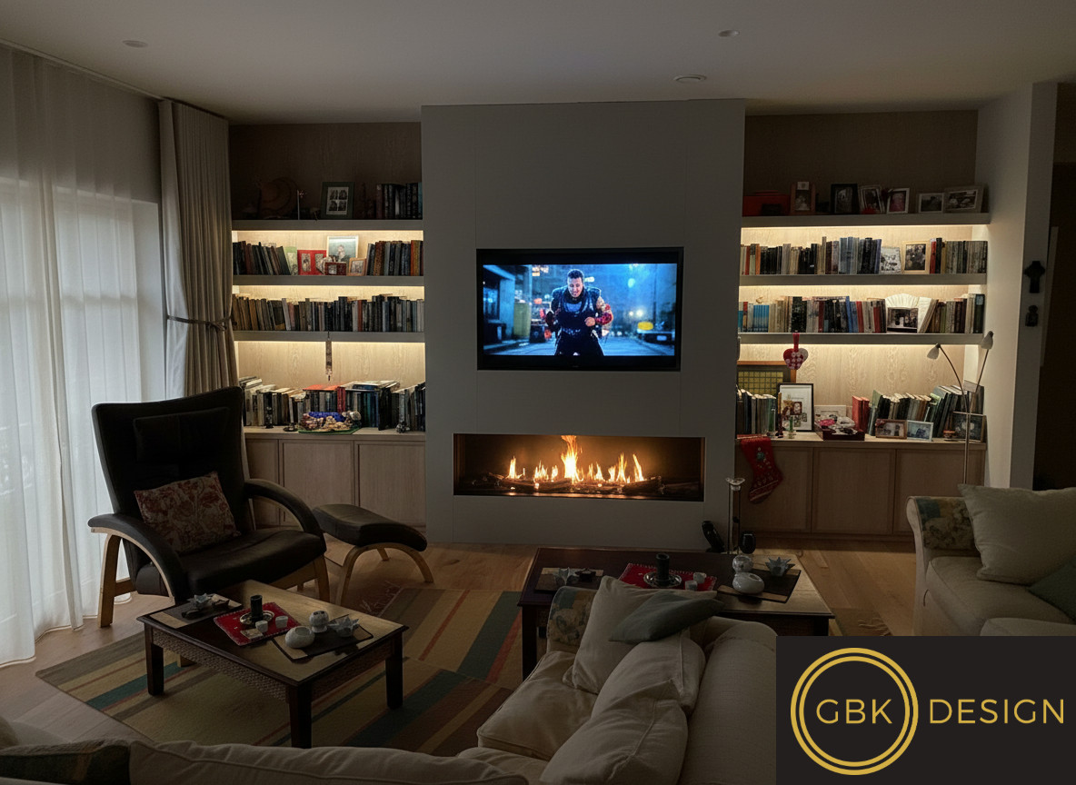 Oak Microshaker TV Unit